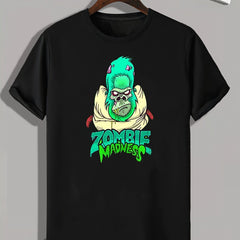 Monster Print Men's Graphic T shirt Casual Comfy Tees For Summer