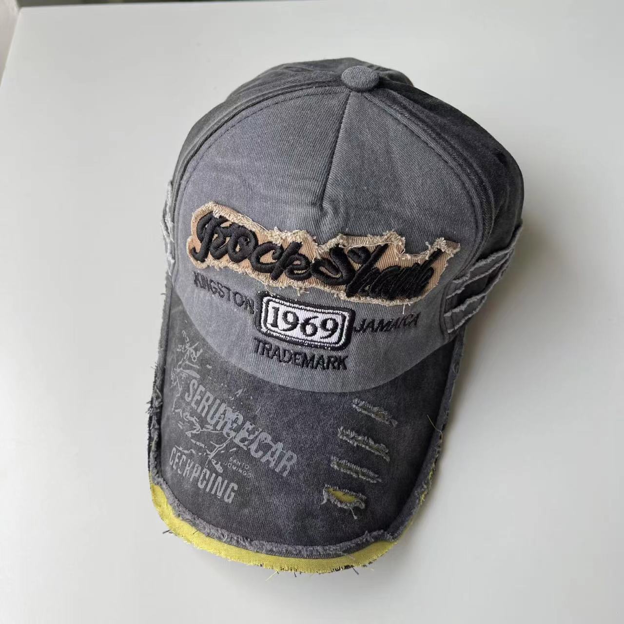 Men's High Letters Embroidered Baseball Cap Snapback Hip hop Cap