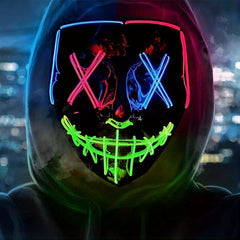 LED Shining Mask Halloween ELMASK Carnival Props