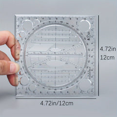 Multifunctional Ruler for Perfect Geometric Shapes