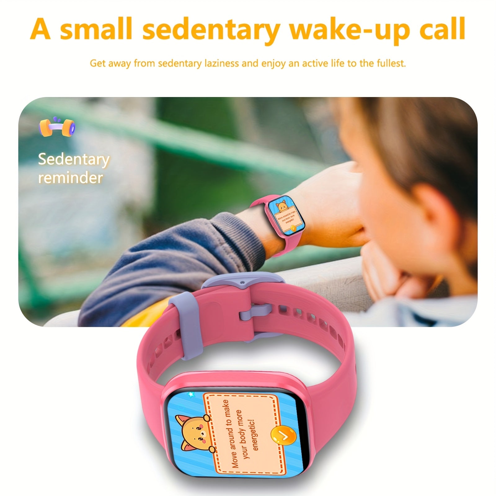Kids' Smartwatch Fitness Activity Tracker 12 Sports Modes