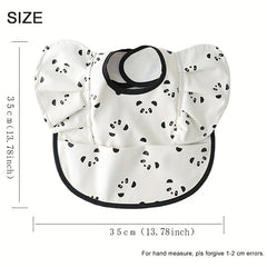 Elephant Baby Bib Soft PU Waterproof Feeding Bib for Infant