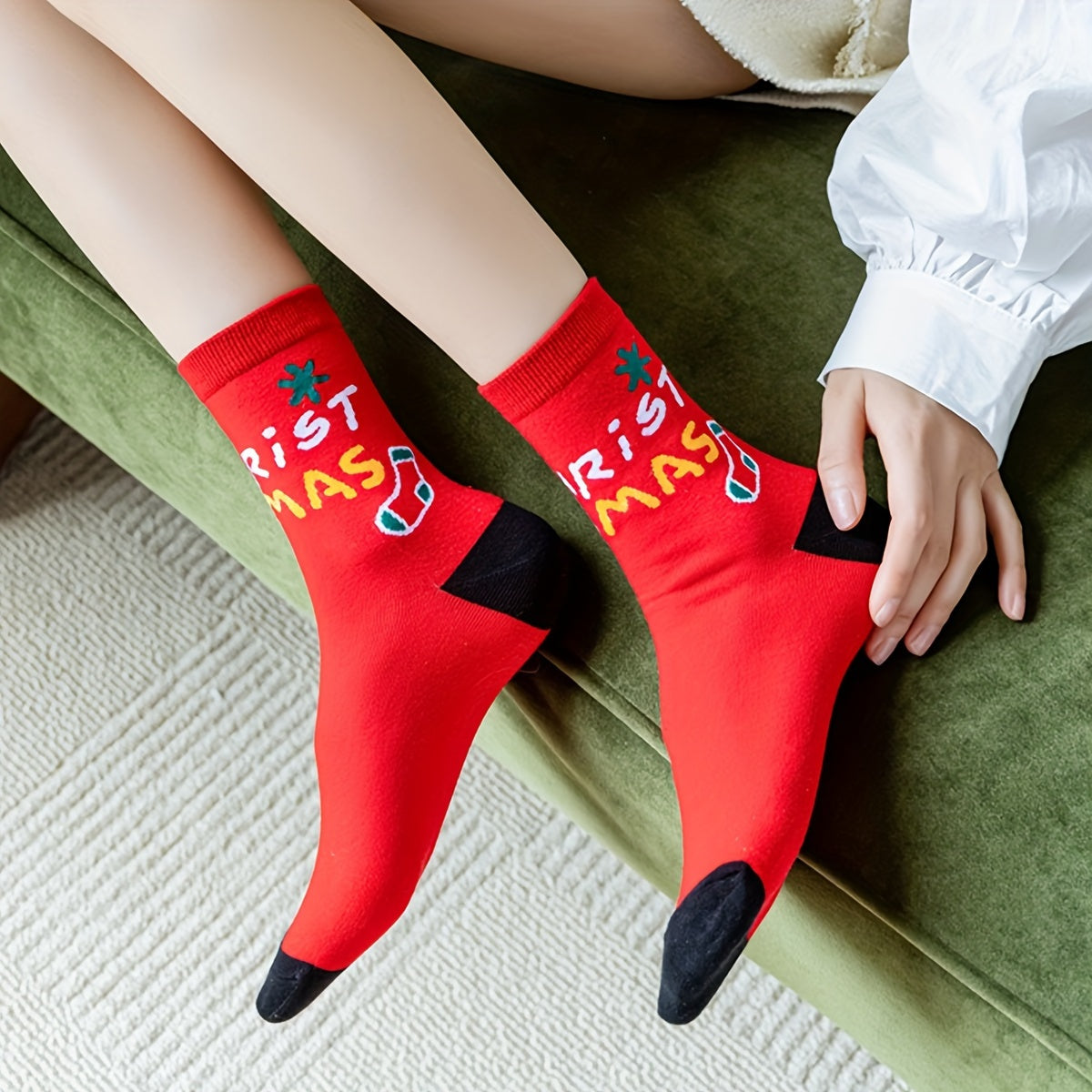Christmas Socks Comfy & Mid Tube Socks Women's Stockings