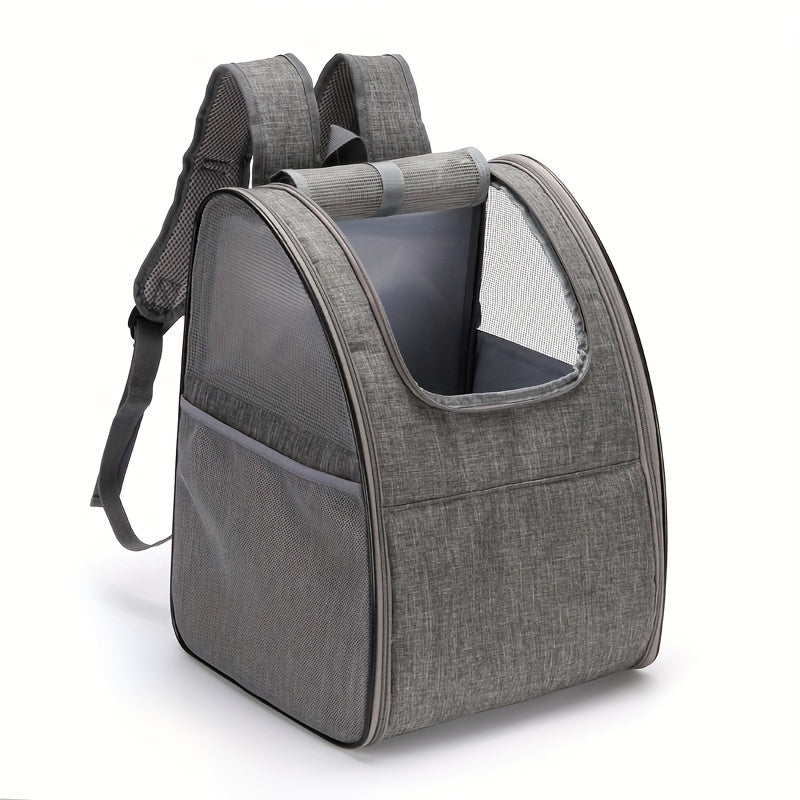 Mesh Breathable Foldable Pet Backpack Outgoing Cat Bag