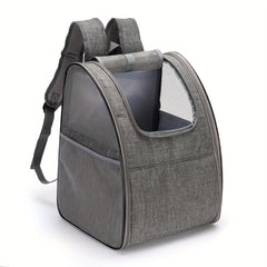 Mesh Breathable Foldable Pet Backpack Outgoing Cat Bag