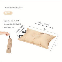 Automatic Inflatable Pillow for Travel Camping
