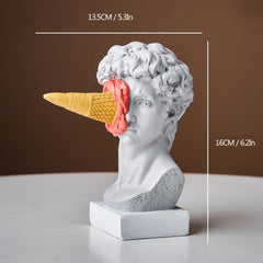 Mythology Ice Cream Statue for Home Decor