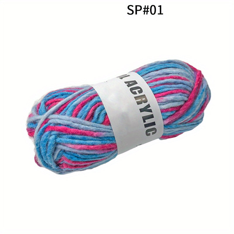 50g Colored Wool Acrylic Yarn for Knitting Crochet Hand Knitted Velvet