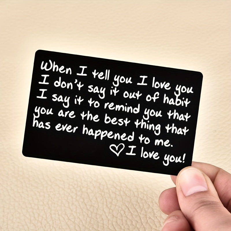 Metal Card Wallet Aluminum Alloy Postcard