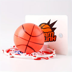 Mini Indoor Basketball Set for Kids and Adults with Pump