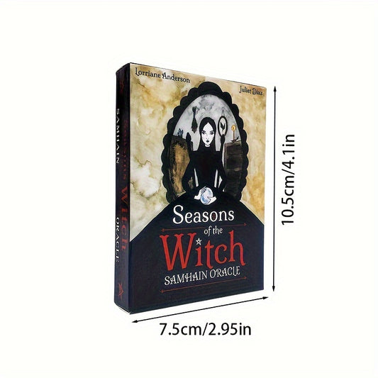 Seasons Of The Witch 78 Tarot Cards For Beginners Playing Cards Guide Book