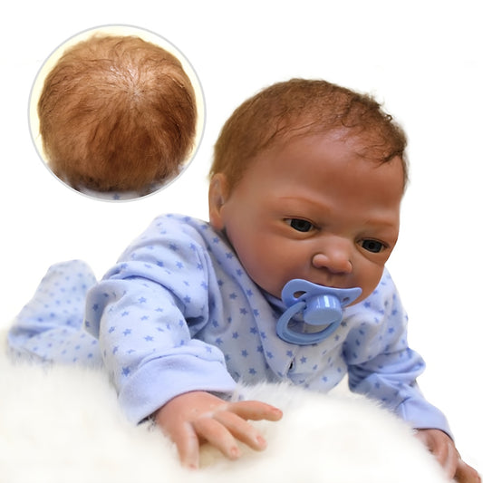 Soft Vinyl&Cloth Body Reborn Dolls w/ Rooted Hair Painted Reborn Dolls