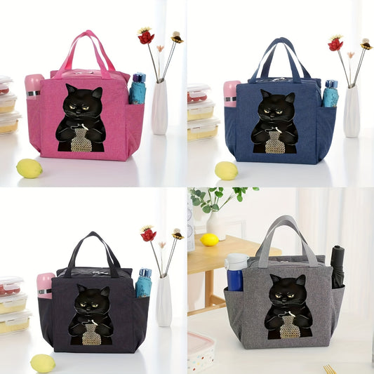 Large Capacity Insulated Lunch Bag for Work, Aluminum Foil Box Tote