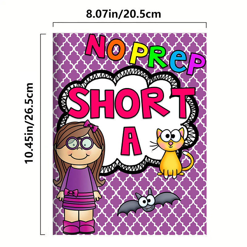 Interactive Phonics Workbook for Kids - Reading & Spelling Skills Development