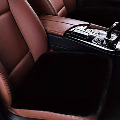 Winter Plush Car Seat Cushion Non-slip Short Hair Single Seat Model