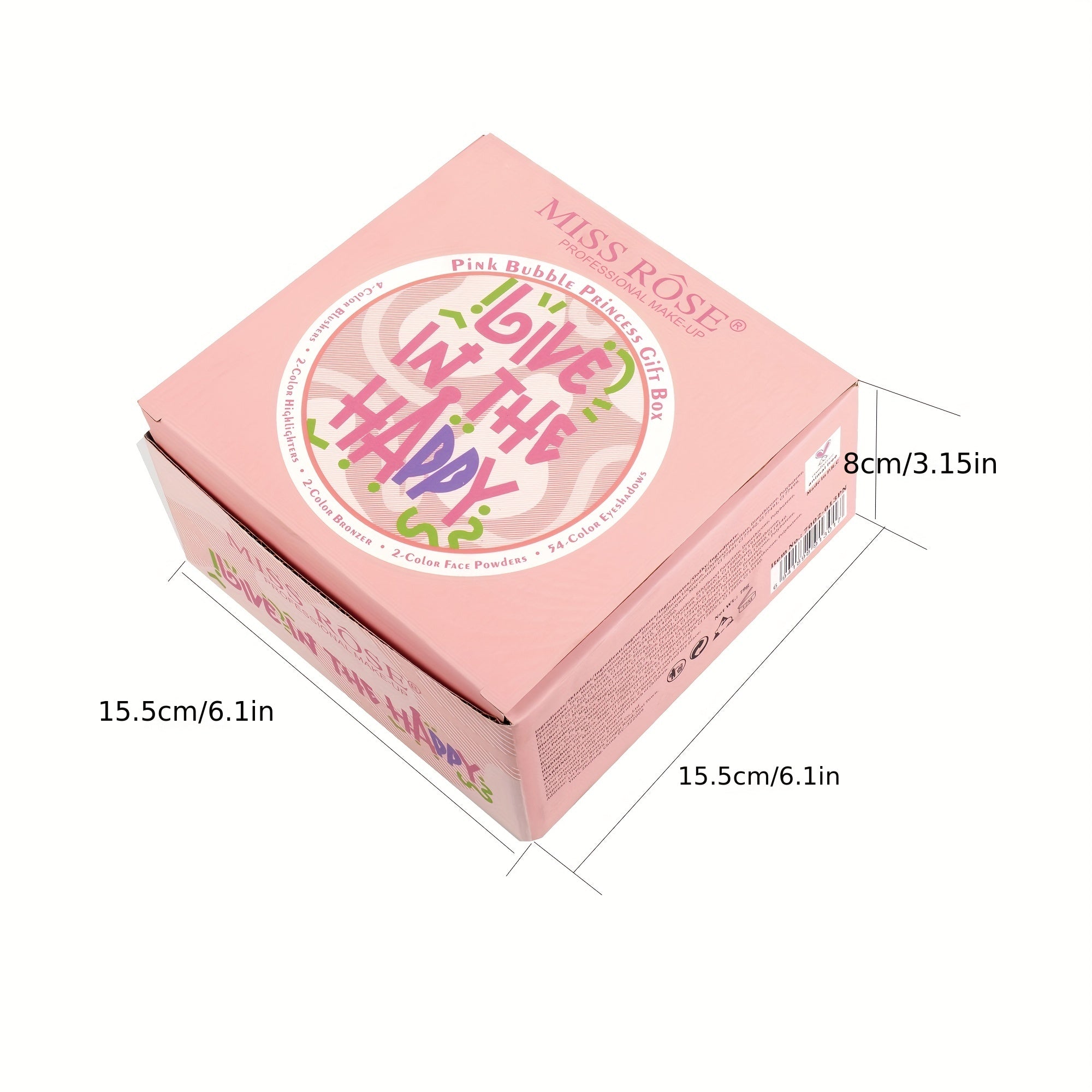 Pink Princess Makeup Set Blush Highlighter Bronzer Face Powder Eyeshadow