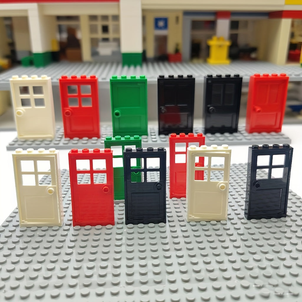 Building Block Door Accessories Kit for Urban Architecture Set