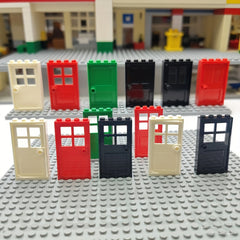 Building Block Door Accessories Kit for Urban Architecture Set