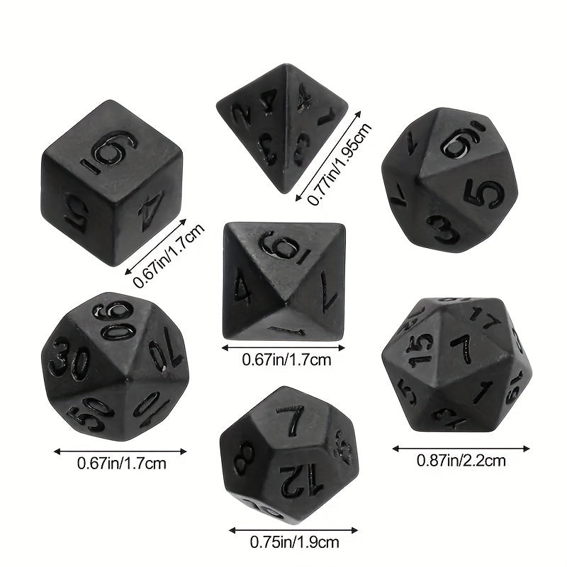 7pcs Polyhedral Dice Set Fun Tabletop Game Gift