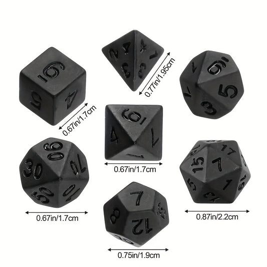 7pcs Polyhedral Dice Set Fun Tabletop Game Gift