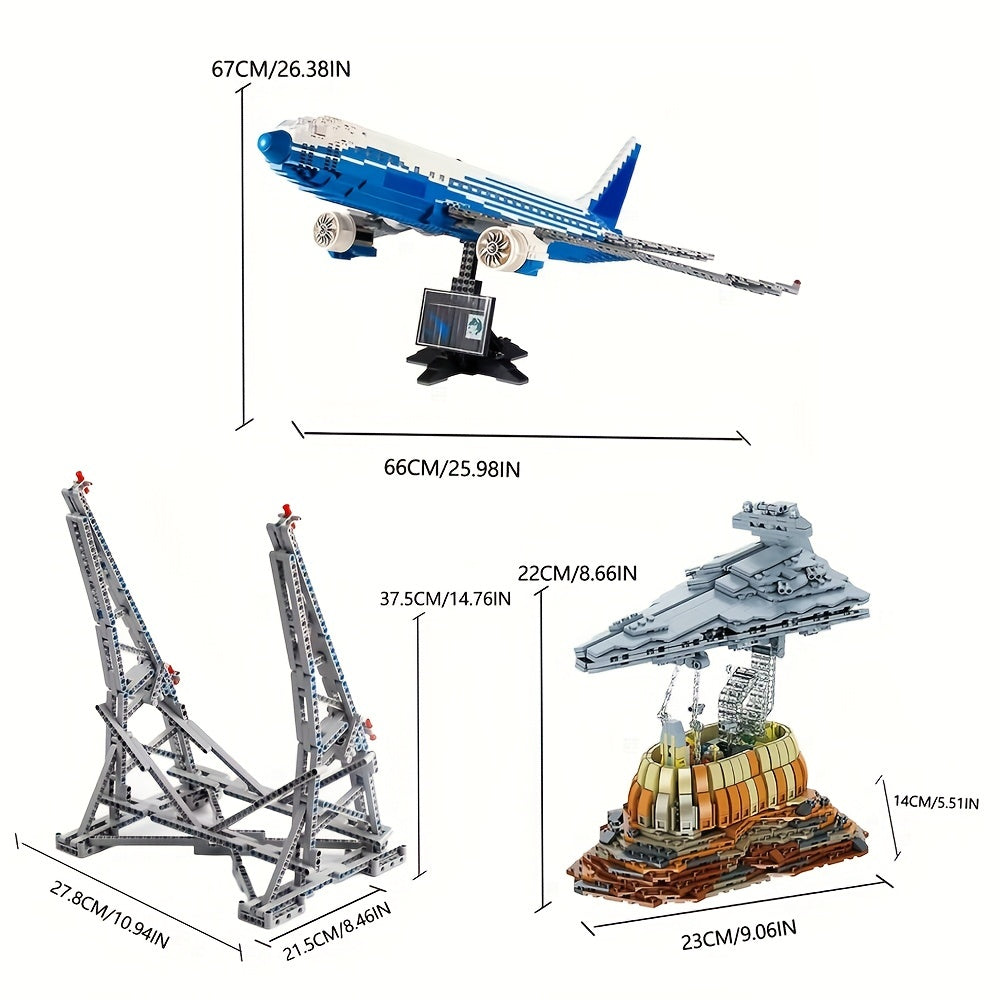 Creative Expert Ideas Passenger Plane Building Blocks