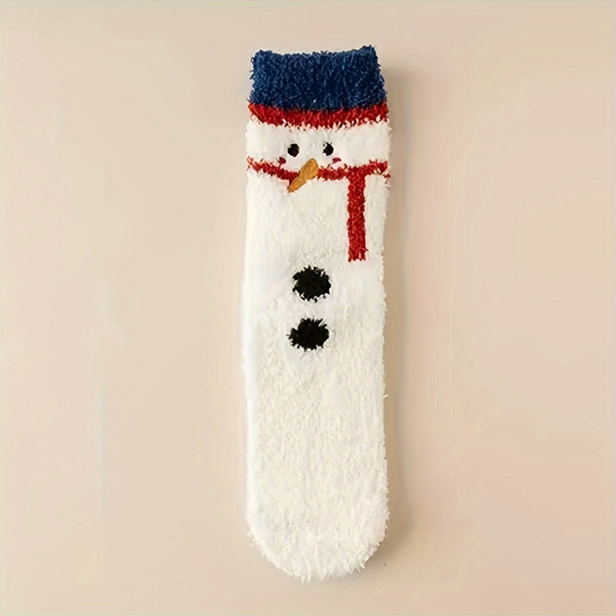 Cartoon Print Socks & Fuzzy Warm Stockings