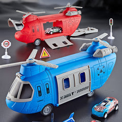 Multifunctional Helicopter Model Toy with Storage and Ejection Mechanism