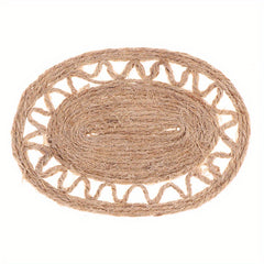 Mini Dollhouse Hemp Rope Carpet - Enhance Dollhouse Floors