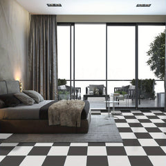10 Pcs Waterproof Peel & Stick Vinyl Flooring Tiles for Bathroom & Kitchen