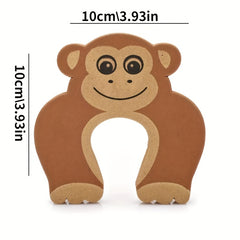 5pcs Kids Cartoon Animal Safety Door Card Door Stopper