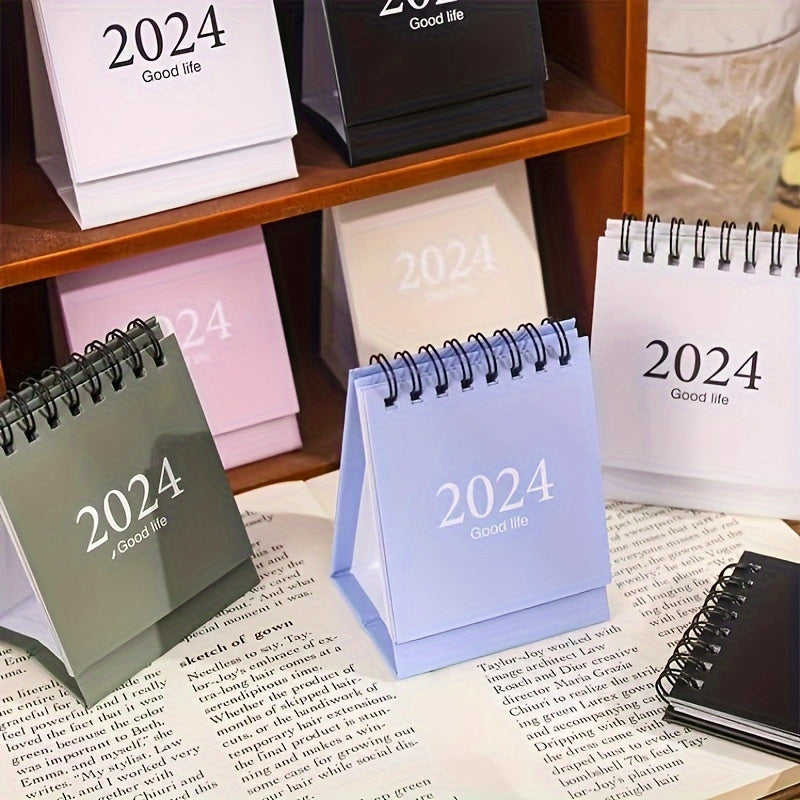 Desk Calendar with Stickers 18-Month Planner for Home Office & School