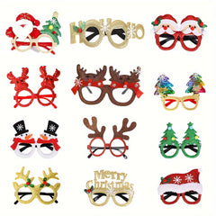 12pcs Christmas Glasses Party Supplies