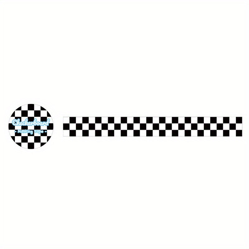 1pc Checkered Series Washi Tape Grid Pattern For DIY Paper Crafts