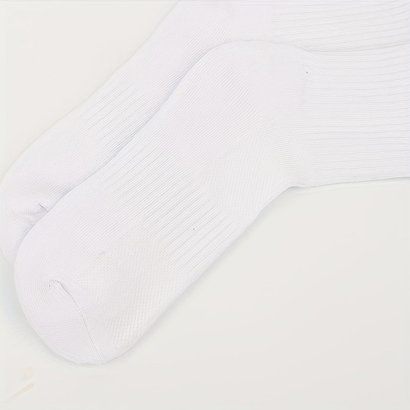 Men's Thick Cotton Mid-calf Socks for Outdoor Running Cycling