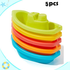 5pcs Floating Boats Water Table Toys for Toddlers