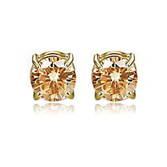 Stainless Steel Magnetic Stud Earrings CZ Magnet 6 8MM Christmas