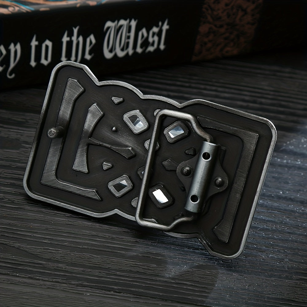 Retro Pattern Belt Buckle Casual Decorative Belt Buckle