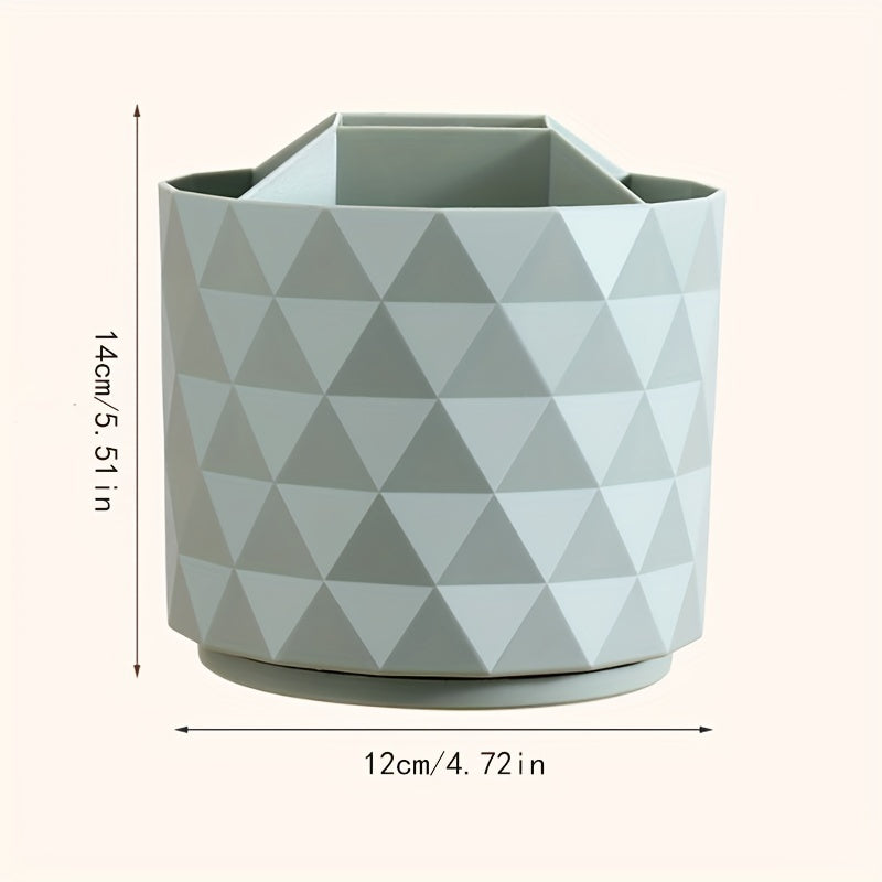 360 Rotating Makeup Brush Holder for Bathroom & Dressing Table