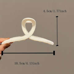 Frosted Hair Claw Style Hair Claw Nonslip Ponytail Holder