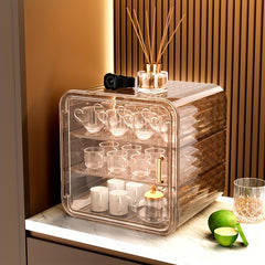 Cup Storage Rack Dustproof Glass Cup Holder