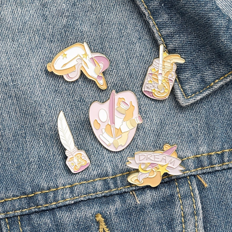 DREAM Painter Art Brooch