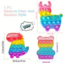 1pc Creative Macaron Shape Pop Fidget Toy
