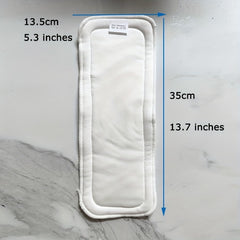 Bamboo Cotton Cloth Diaper Insert, Reusable Washable Baby Diaper