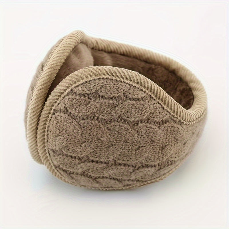 Foldable Fleece Earmuffs, Cold Weather Protection, Winter Outdoor