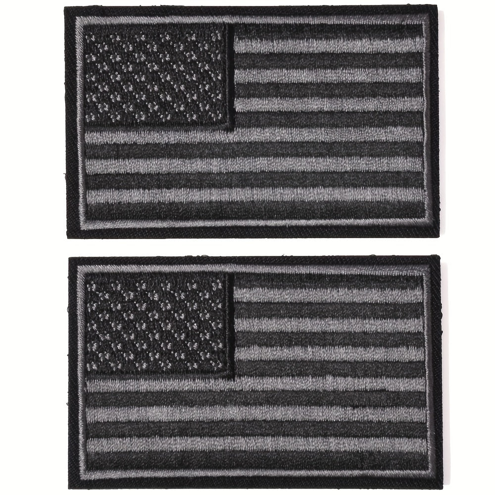 J CARP 2pcs Tactical American Flag Patch U S Flag U S Military Insignia Patches