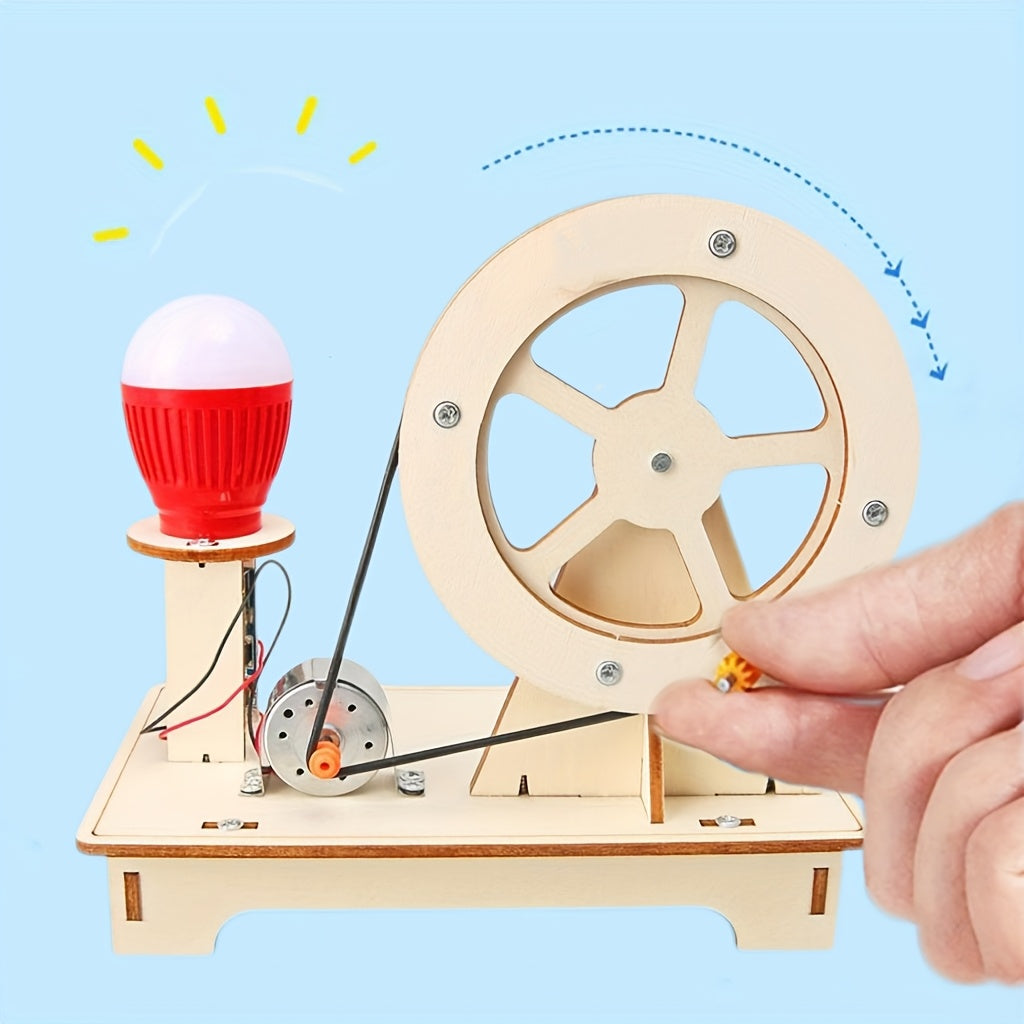 DIY Manual Generator Kit Science Toy Random Colors