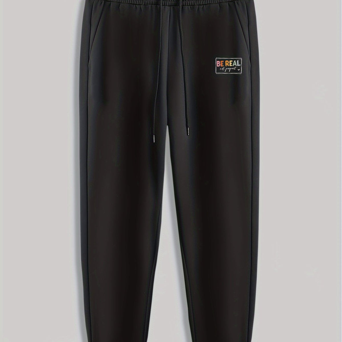 Real Print Men's Sweatpants Drawstring Casual Trousers