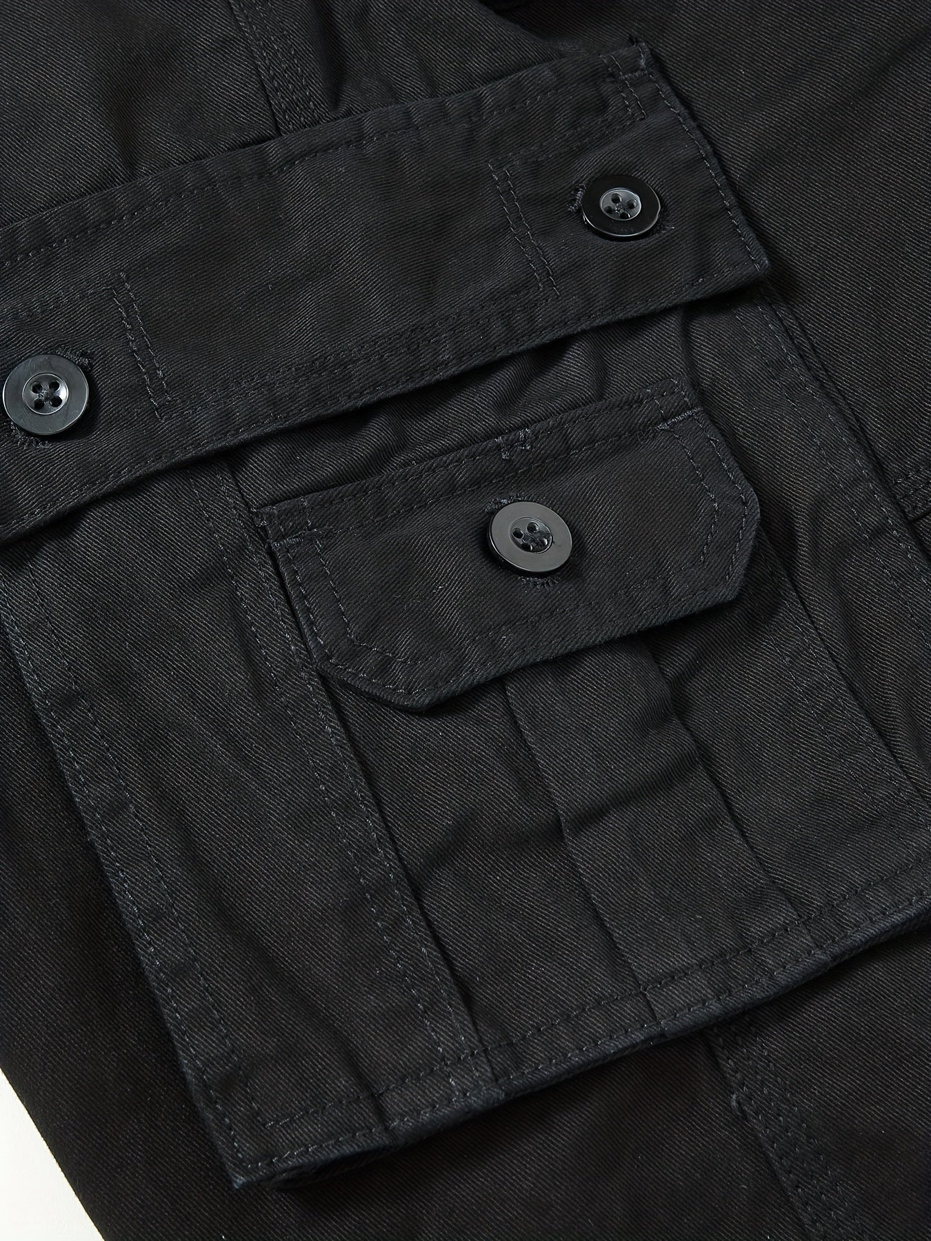 Men's Cotton Cargo Shorts with Drawstring - Summer Outdoor Wear