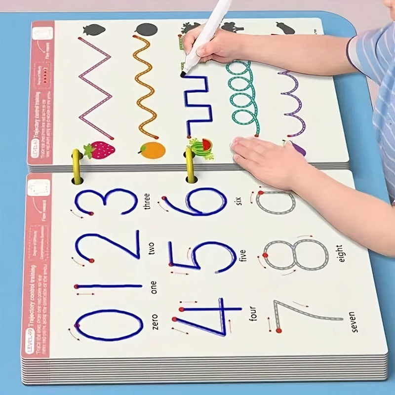 Reusable Workbook Set with Pens and Eraser