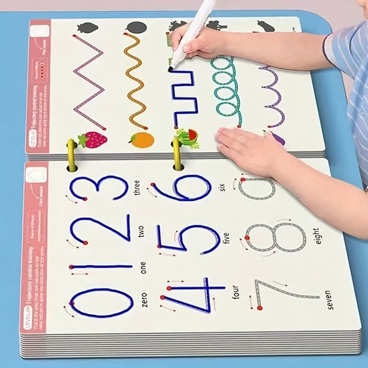 Reusable Workbook Set with Pens and Eraser